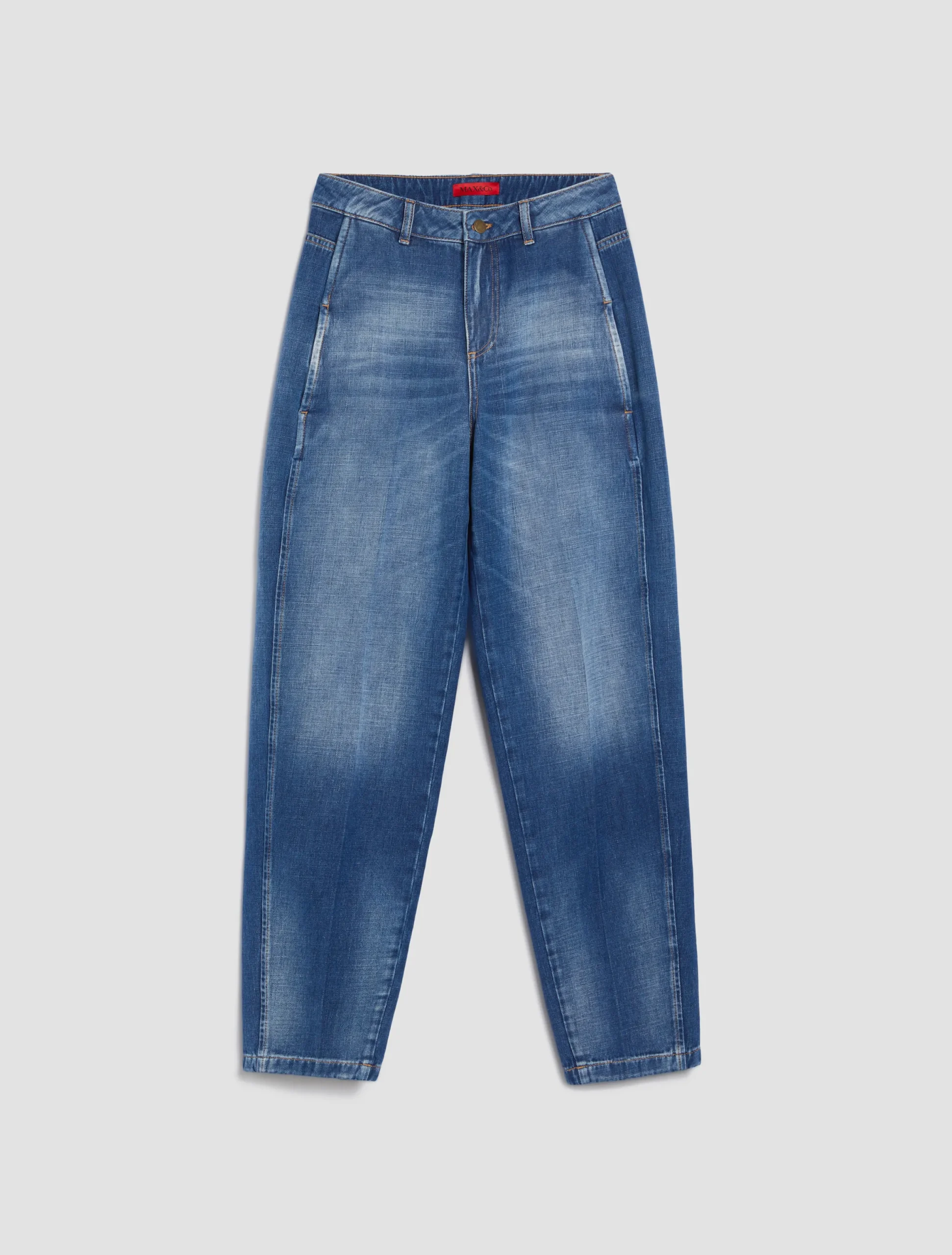 Carrot-fit stretch-denim jeans