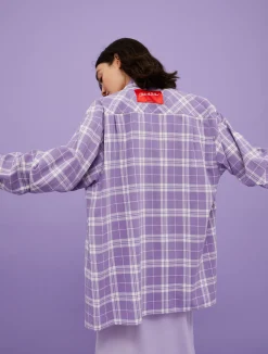 Checked flannel shirt MAX&Co. with Looney Tunes
