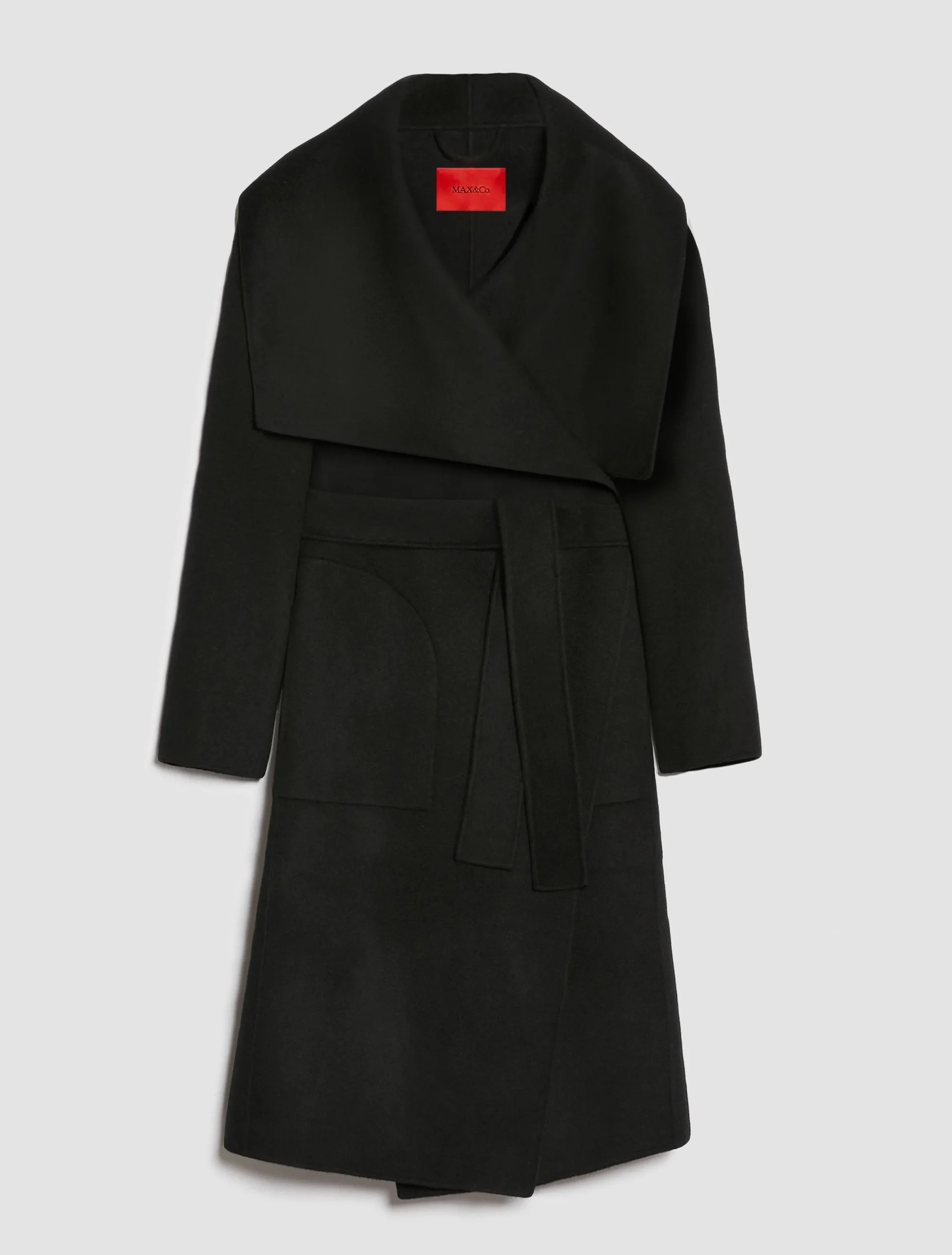 Coat in double wool/cashmere