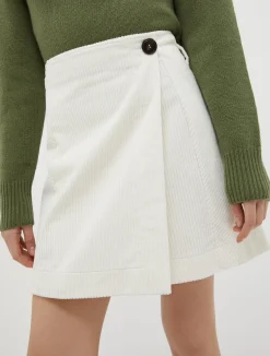 Corduroy mini skirt