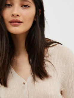 Cotton and modal-blend cardigan
