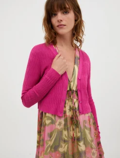 Cotton and modal-blend cardigan