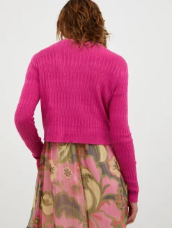 Cotton and modal-blend cardigan