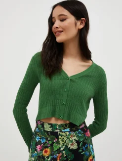 Cotton and modal-blend cardigan