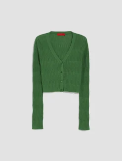 Cotton and modal-blend cardigan