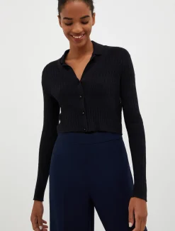 Cotton and modal-blend cardigan