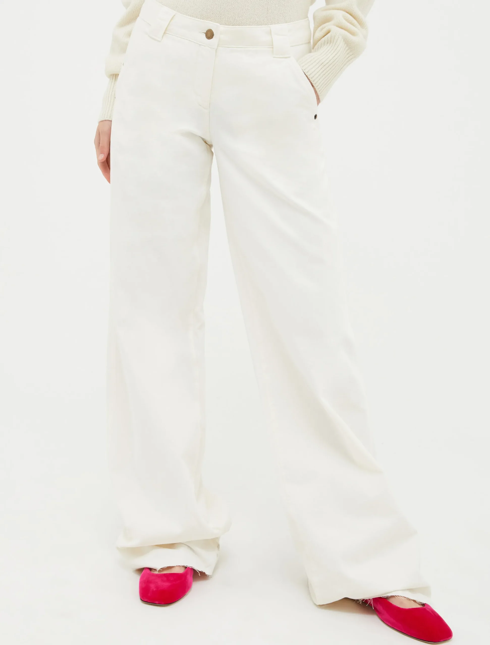 Cotton-drill trousers