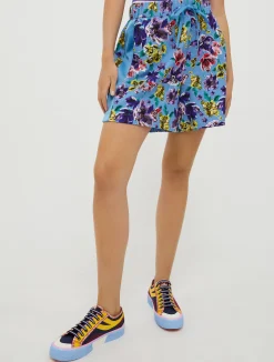 Cotton-fleece Bermuda shorts