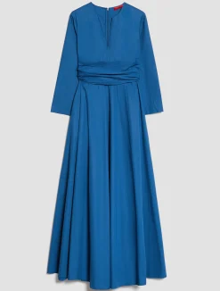 Cotton-poplin maxi dress