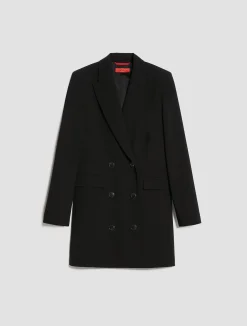 Crepe blazer mini dress