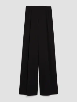 Crepe palazzo trousers