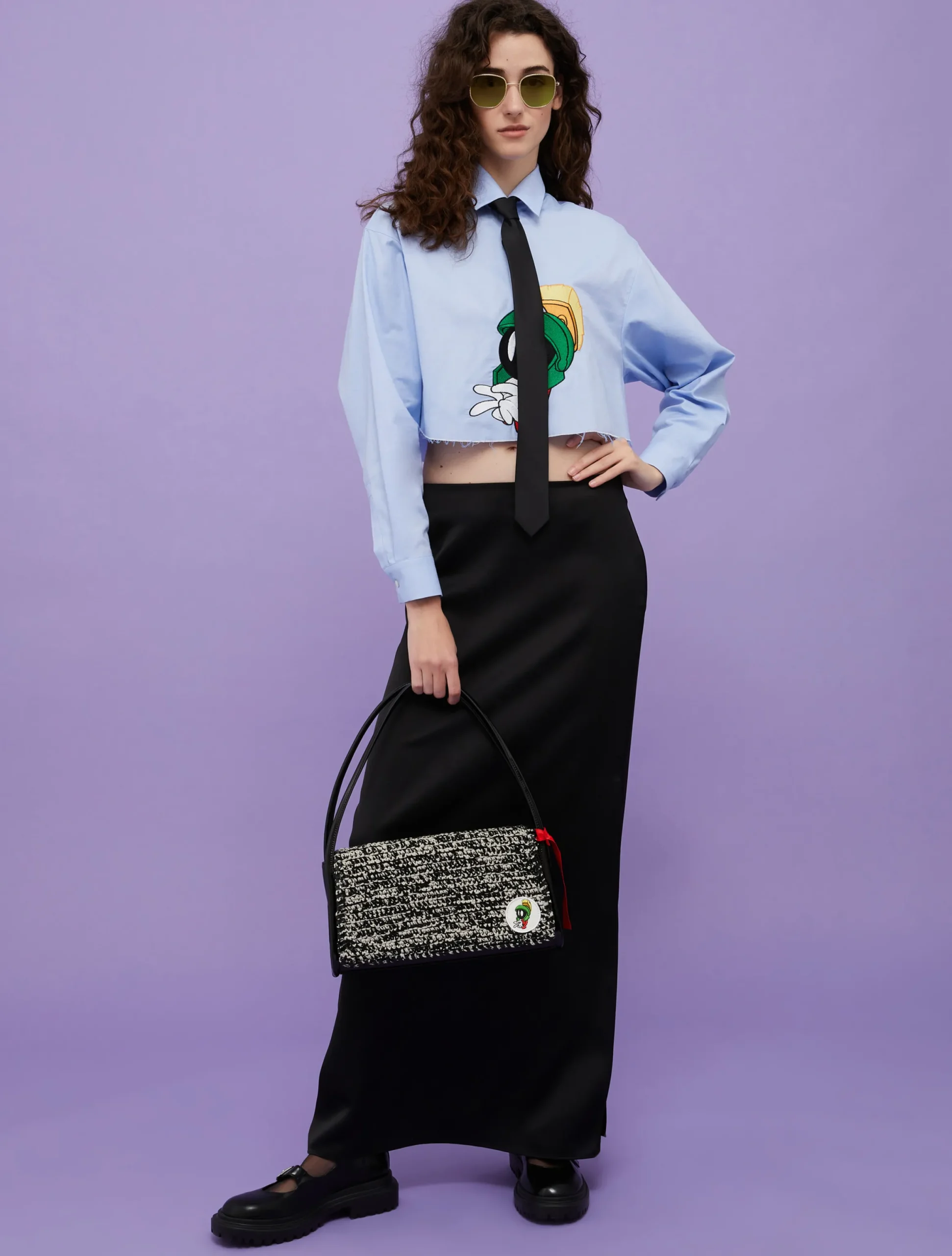 Crocheted bag MAX&Co. with Looney Tunes