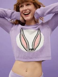Cropped jumper MAX&Co. with Looney Tunes