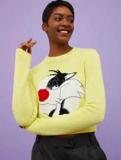 Cropped jumper MAX&Co. with Looney Tunes