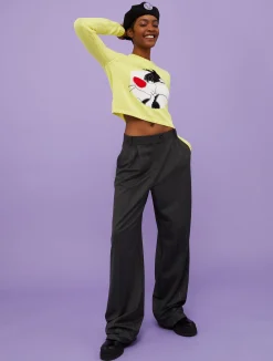 Cropped jumper MAX&Co. with Looney Tunes