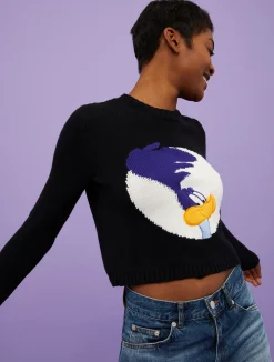 Cropped jumper MAX&Co. with Looney Tunes