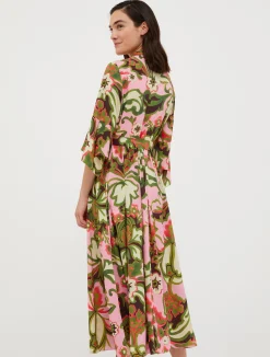 Crêpe de Chine shirt dress
