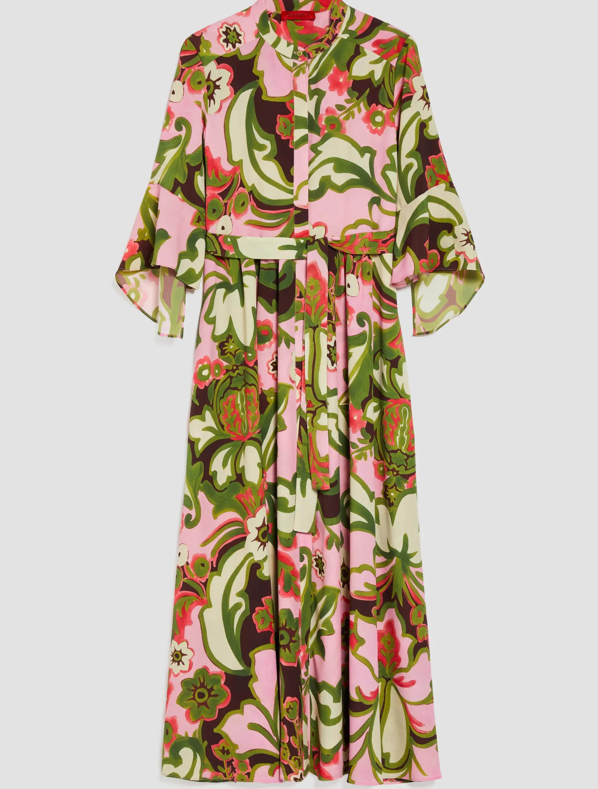 Crêpe de Chine shirt dress