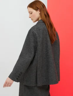 De-Coated with Anna Dello Russo flannel blazer