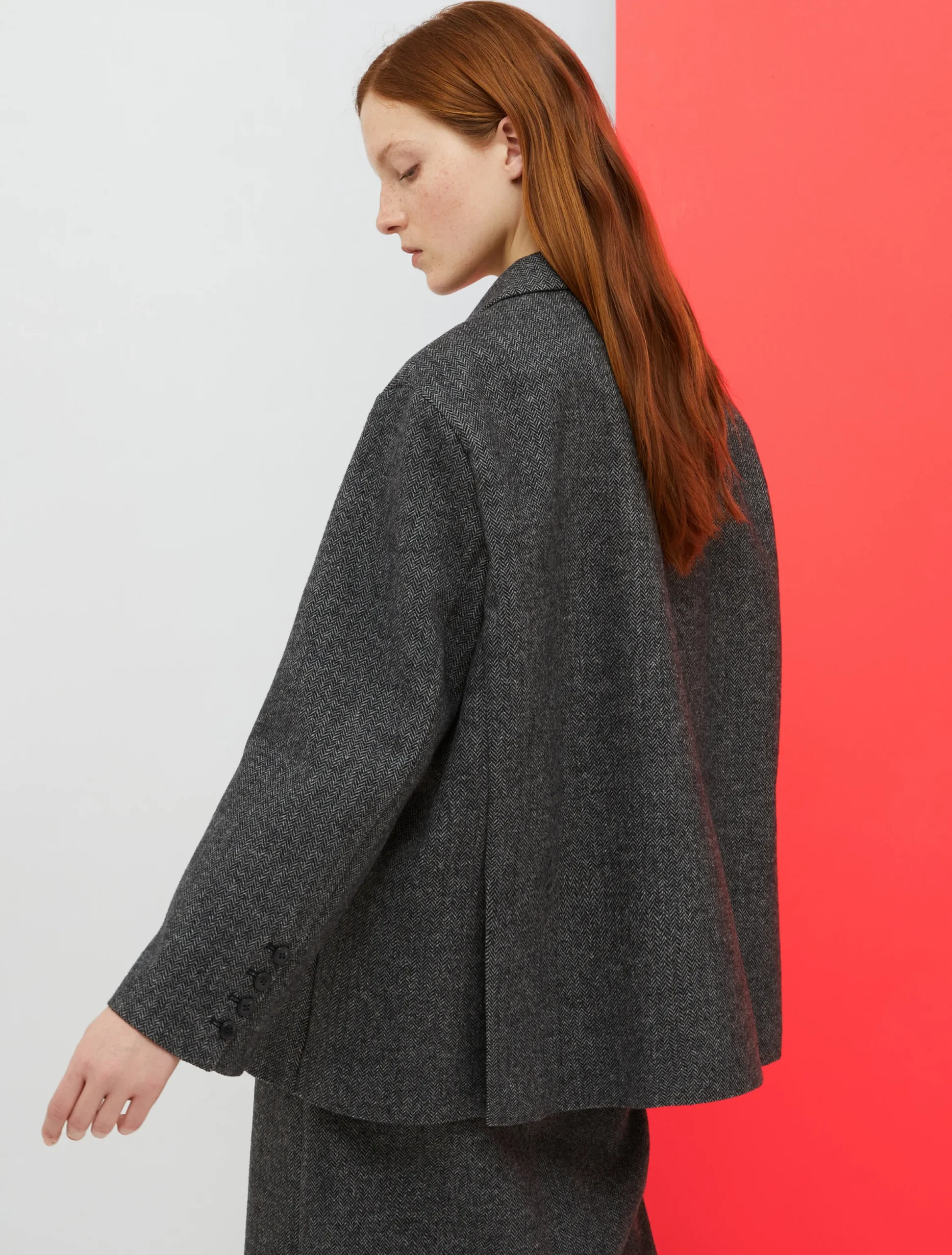 De-Coated with Anna Dello Russo flannel blazer
