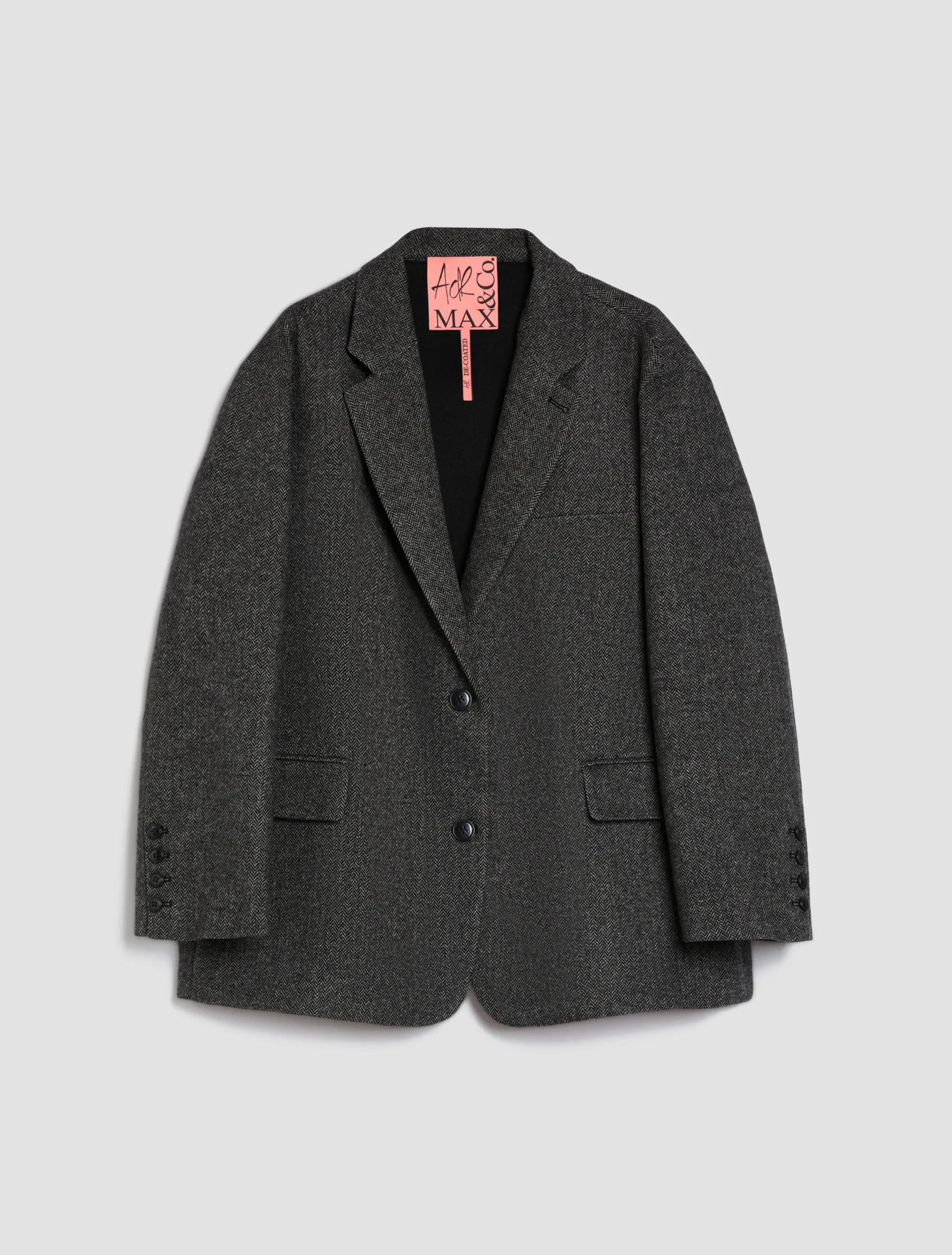 De-Coated with Anna Dello Russo flannel blazer
