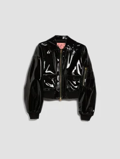 De-Coated with Anna Dello Russo patent-leather blouse