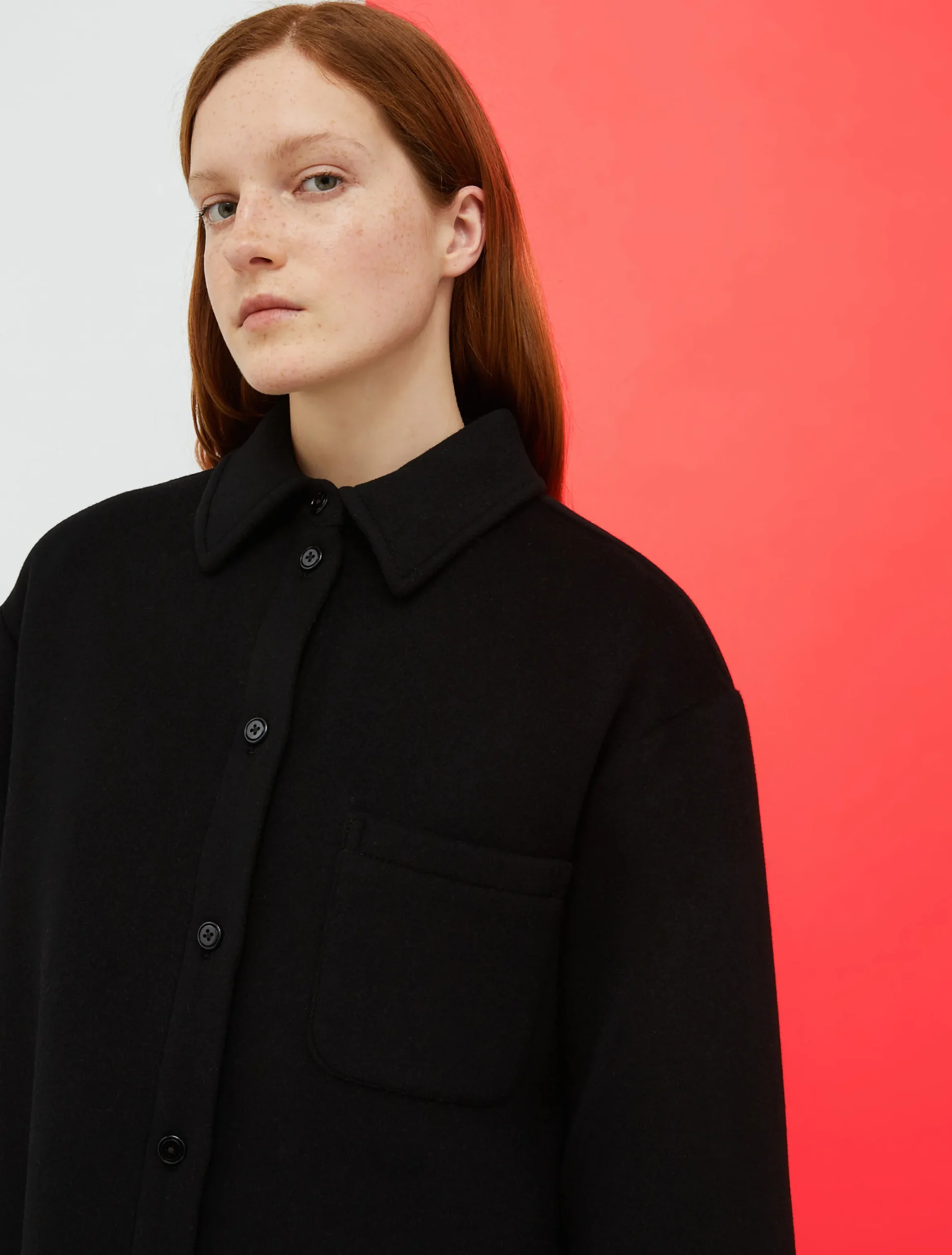 De-Coated with Anna Dello Russo wool-blend overshirt