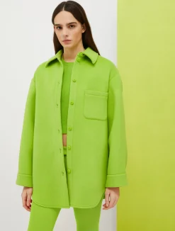 De-Coated with Anna Dello Russo wool-blend overshirt