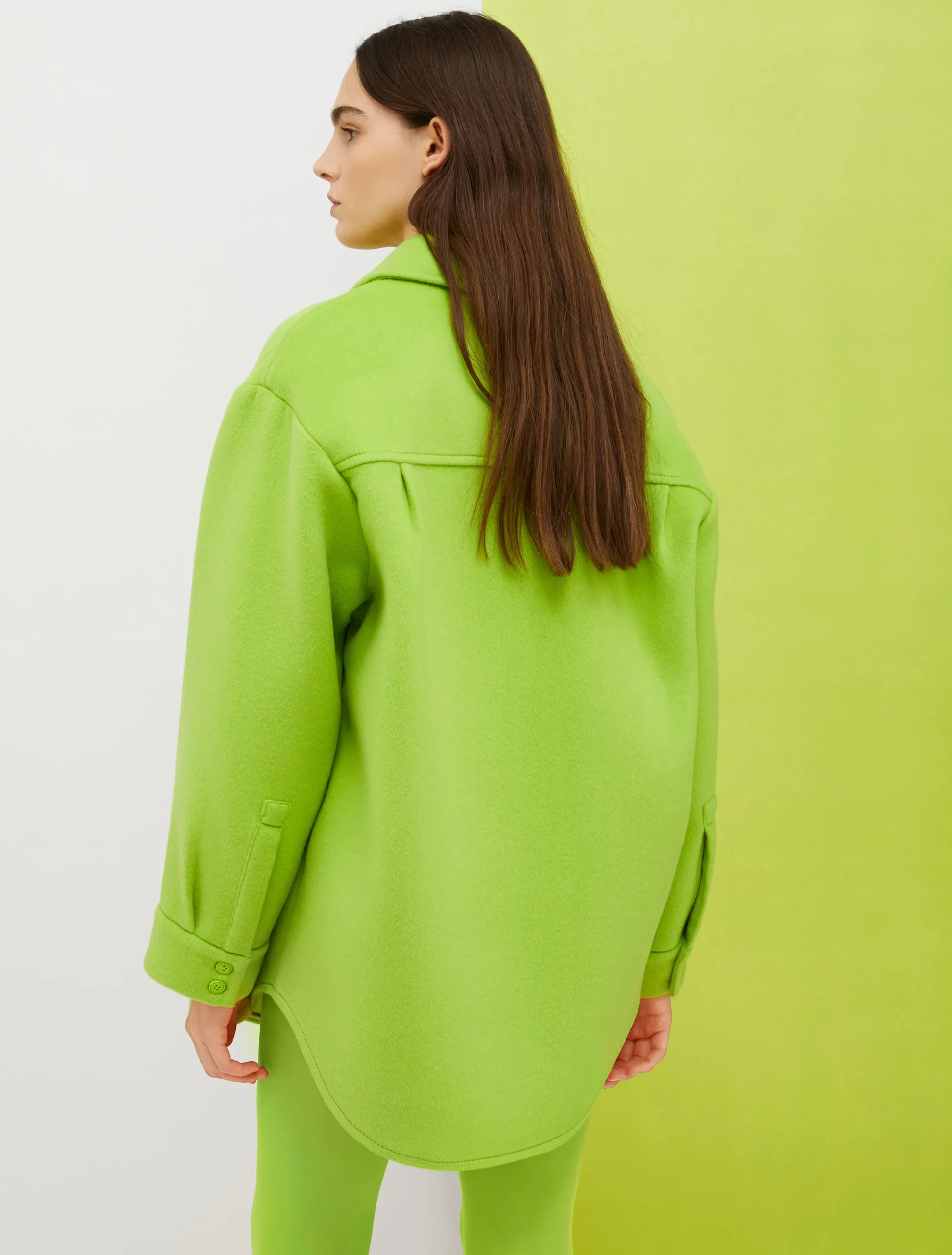 De-Coated with Anna Dello Russo wool-blend overshirt