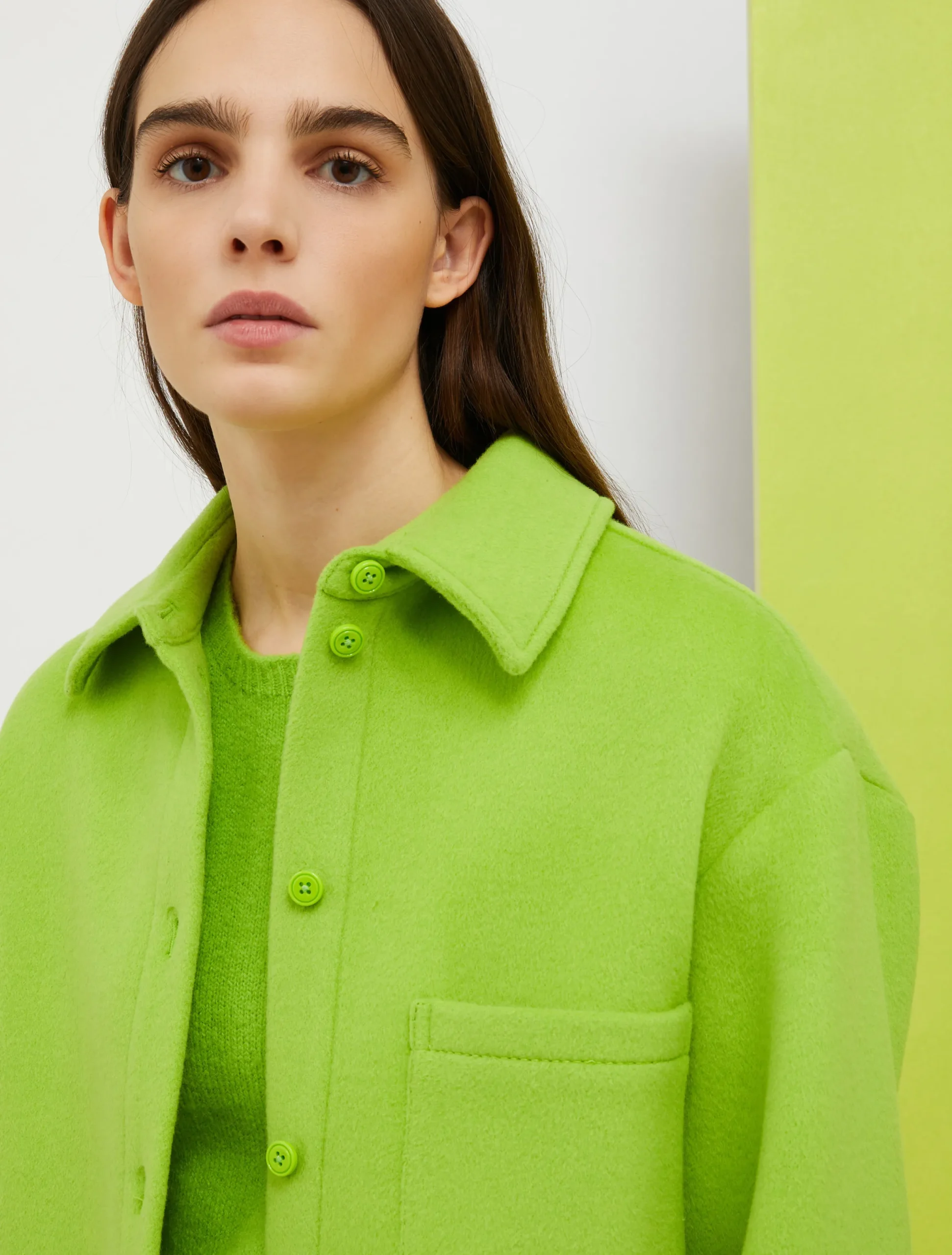 De-Coated with Anna Dello Russo wool-blend overshirt