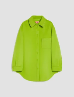 De-Coated with Anna Dello Russo wool-blend overshirt