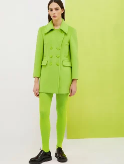 De-Coated with Anna Dello Russo wool-blend pea coat