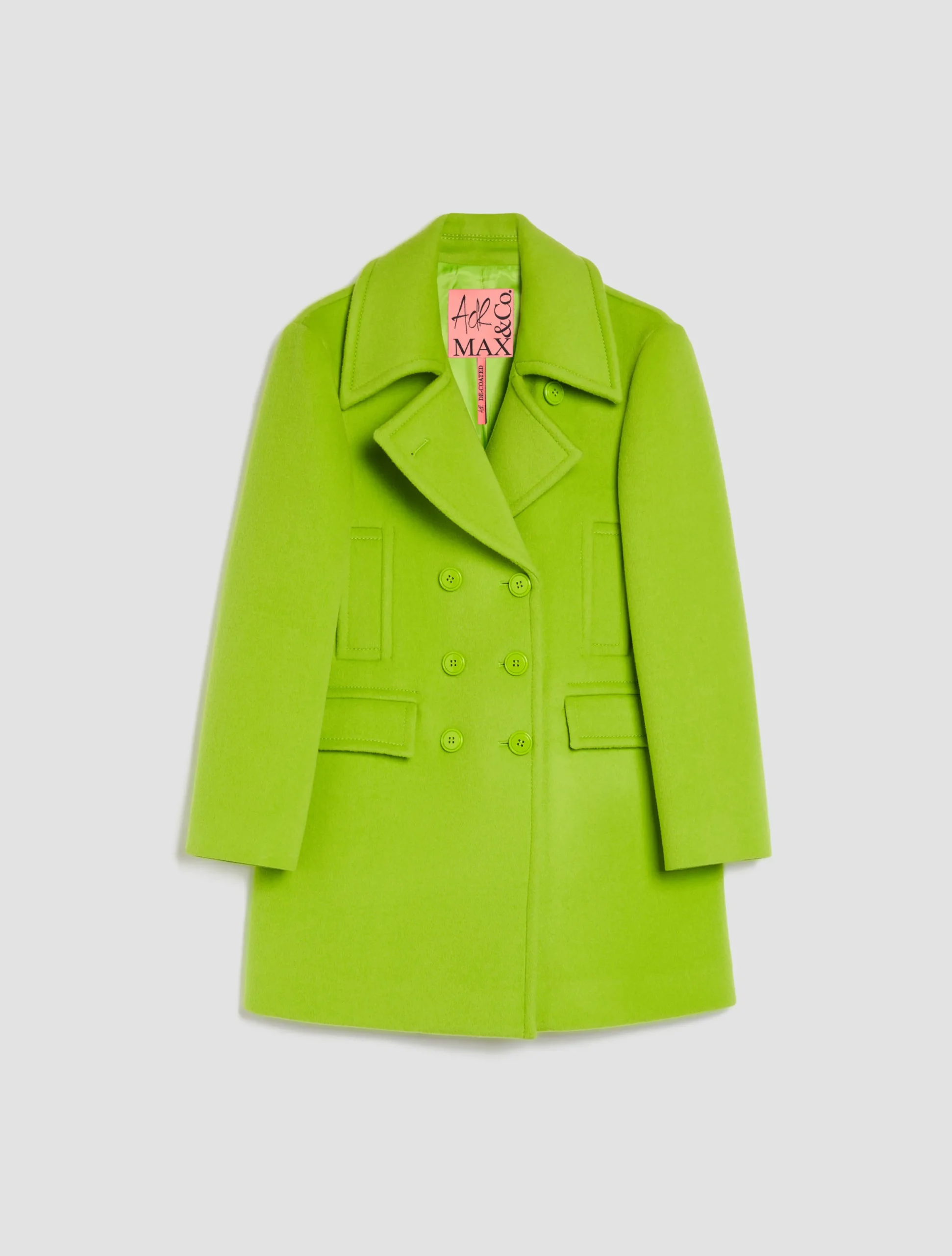 De-Coated with Anna Dello Russo wool-blend pea coat