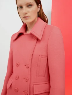 De-Coated with Anna Dello Russo wool-blend pea coat