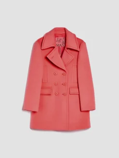 De-Coated with Anna Dello Russo wool-blend pea coat
