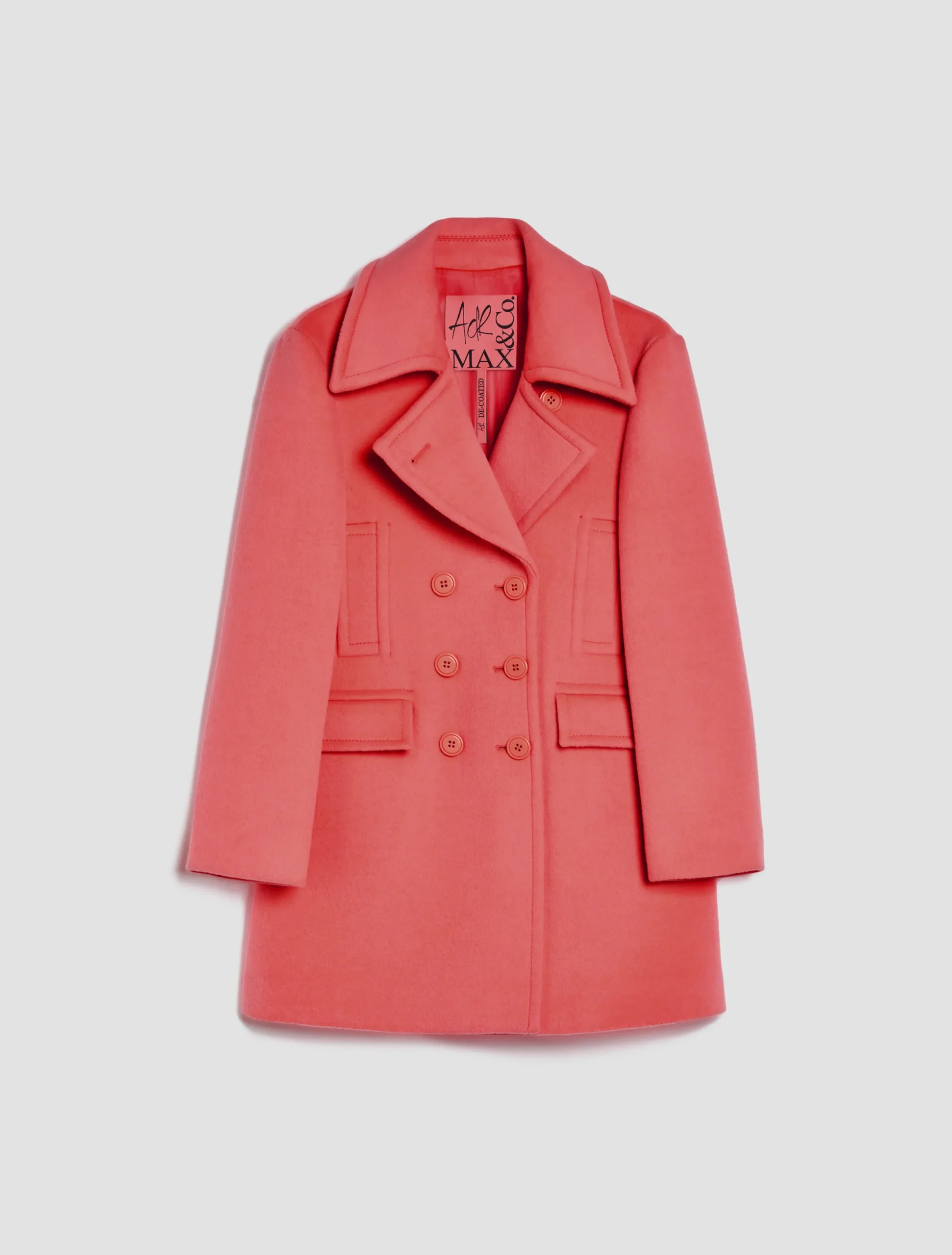 De-Coated with Anna Dello Russo wool-blend pea coat