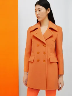 De-Coated with Anna Dello Russo wool-blend pea coat