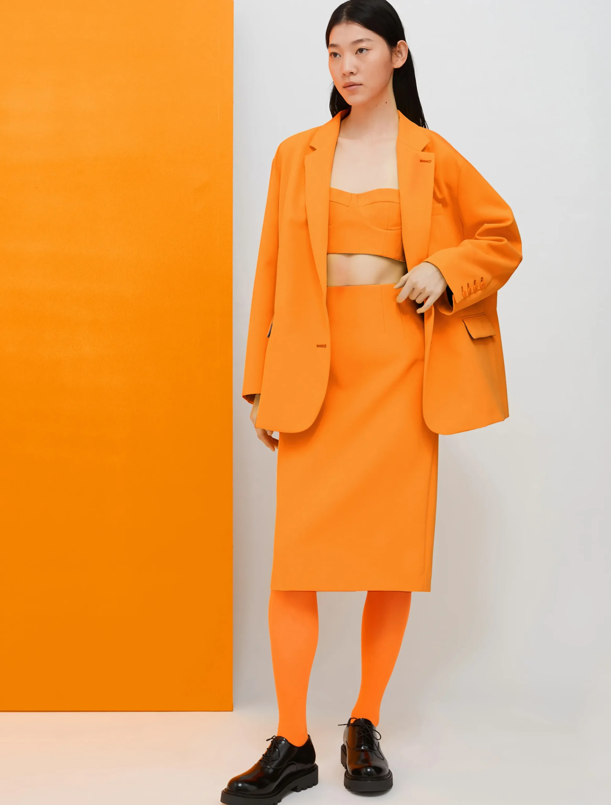 De-Coated with Anna Dello Russo midi skirt