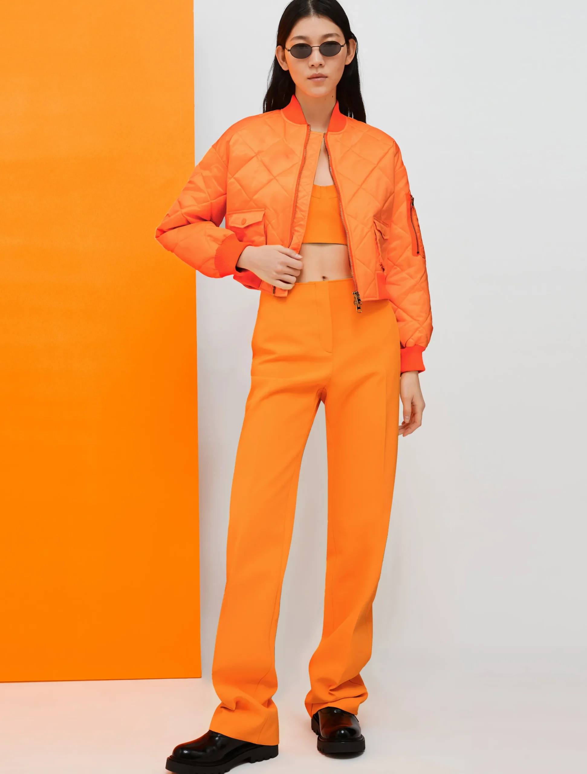 De-Coated with Anna Dello Russo straight-fit trousers