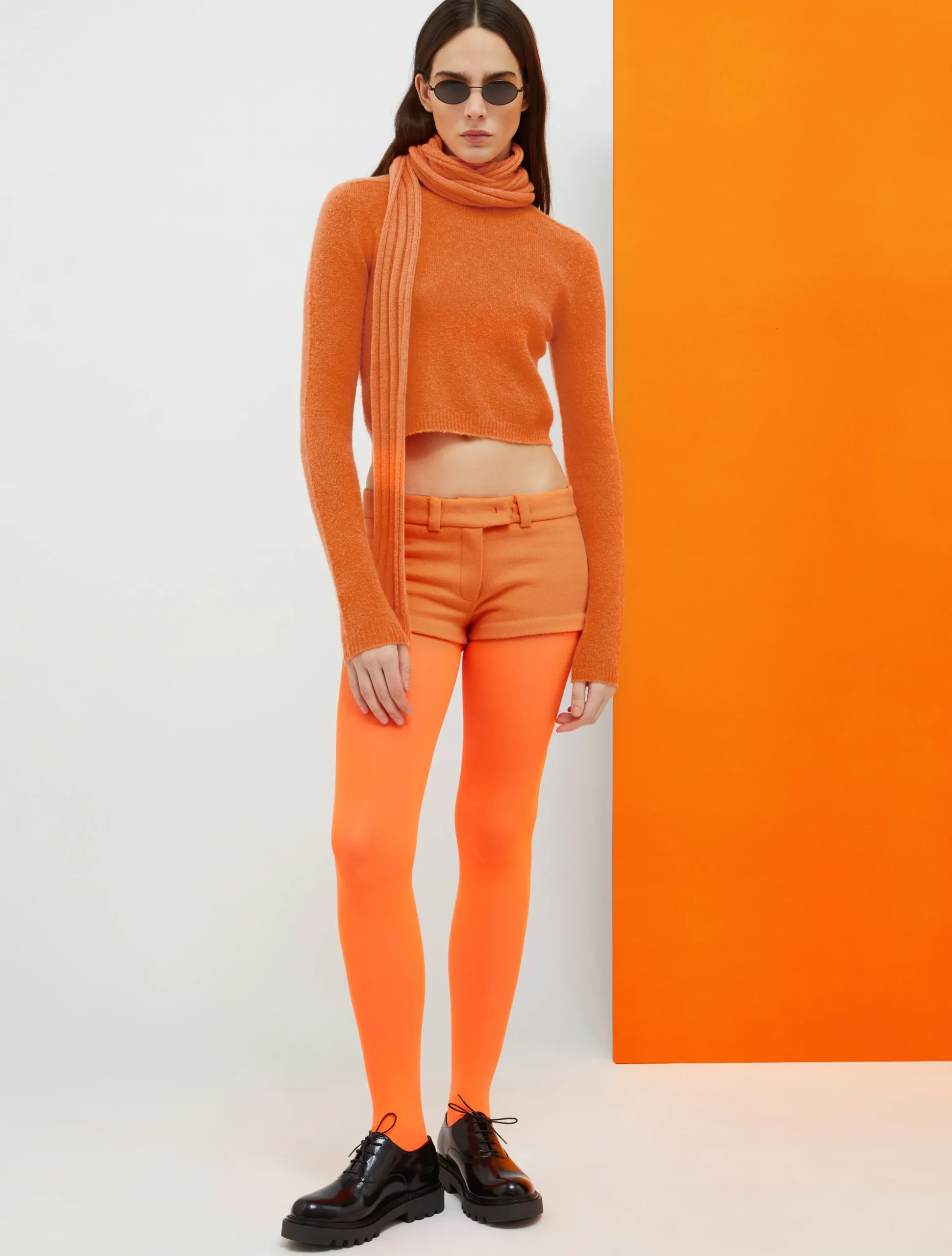 De-Coated with Anna Dello Russo wool-blend shorts