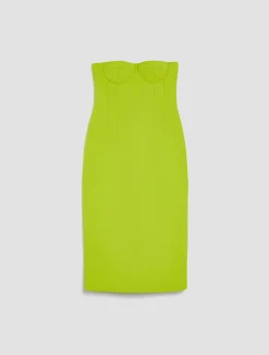 De-Coated with Anna Dello Russo bustier midi dress