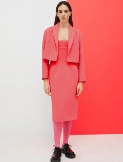 De-Coated with Anna Dello Russo bustier midi dress