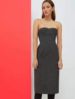 De-Coated with Anna Dello Russo flannel midi dress