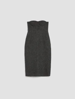 De-Coated with Anna Dello Russo flannel midi dress