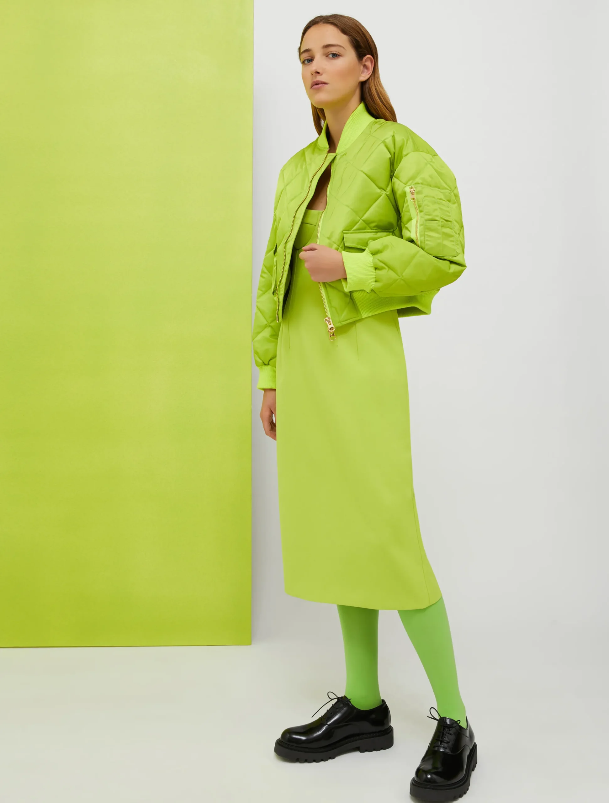 De-Coated with Anna Dello Russo quilted bomber jacket