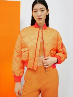 De-Coated with Anna Dello Russo quilted bomber jacket