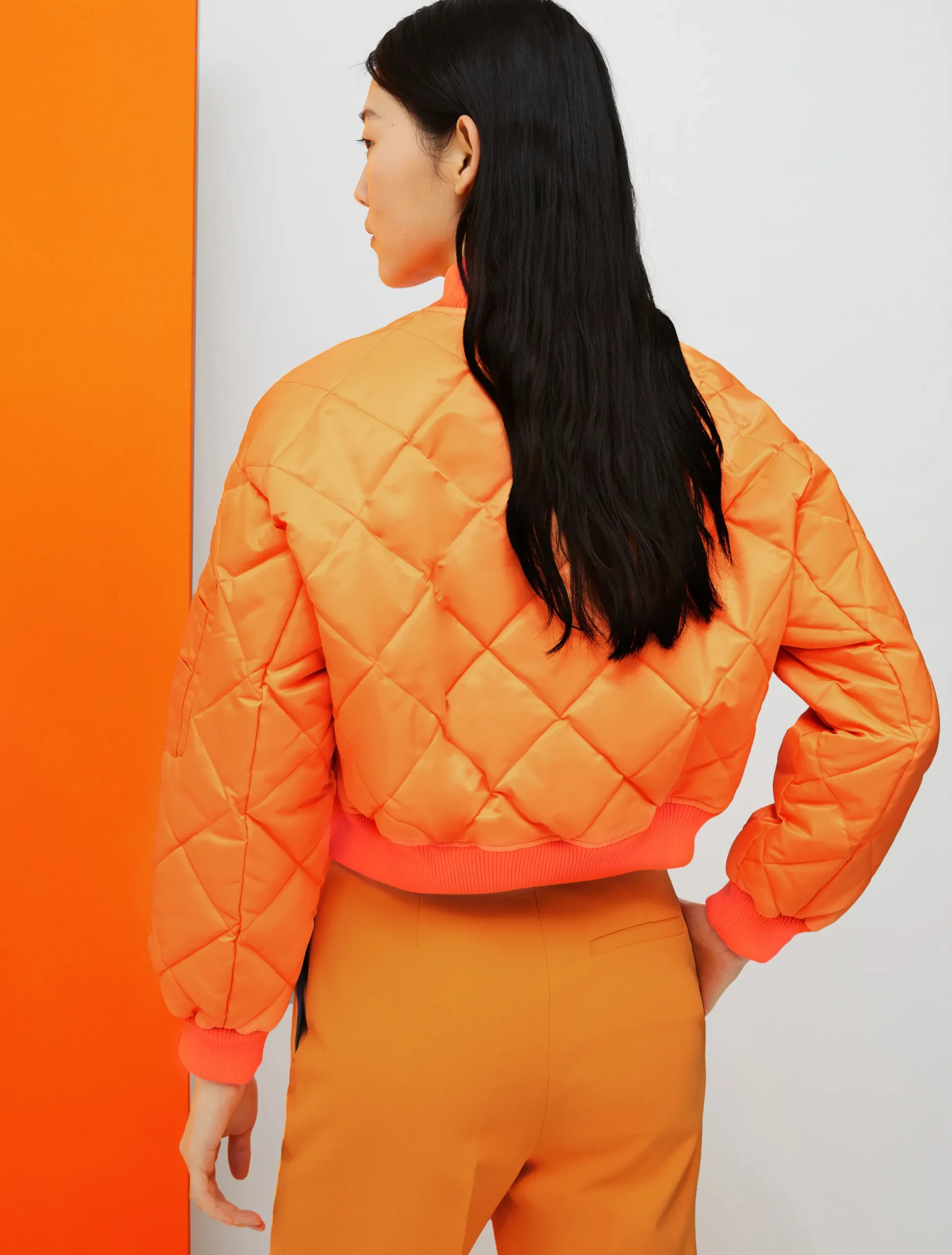 De-Coated with Anna Dello Russo quilted bomber jacket