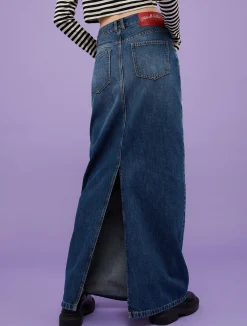 Denim maxi skirt MAX&Co. with Looney Tunes
