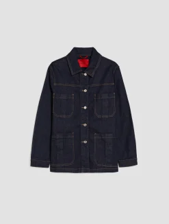 Denim safari jacket