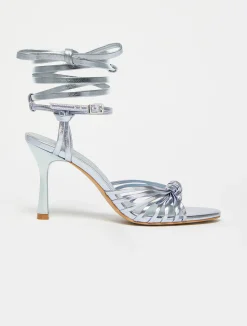 Detachable-strap laminated sandals